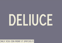 Deliuce Font Poster 1