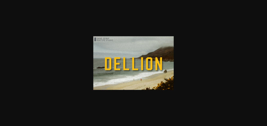 Dellion Font Poster 3