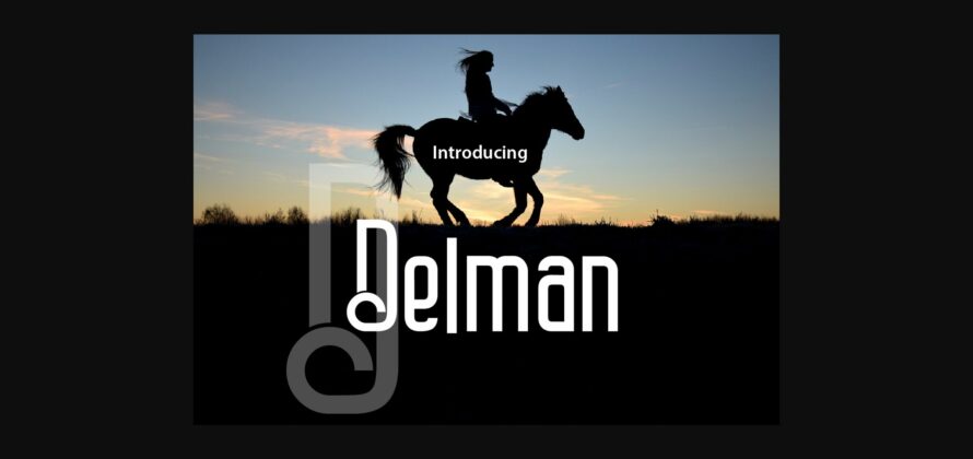 Delman Font Poster 1