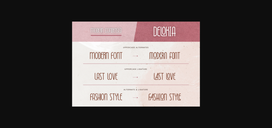 Delokia Font Poster 7