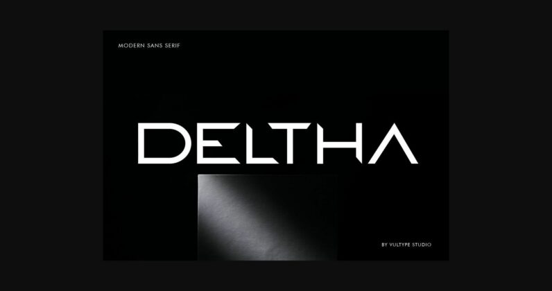 Deltha Font Poster 3