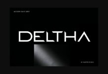 Deltha Font Poster 1