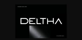 Deltha Font Poster 1