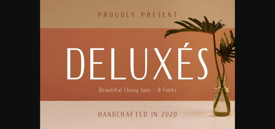 Deluxes Font Poster 1