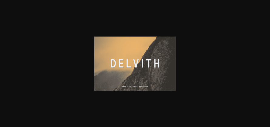 Delvith Font Poster 3