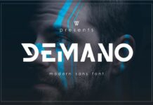 Demano Font Poster 1