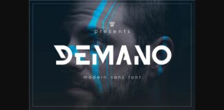 Demano Font Poster 1