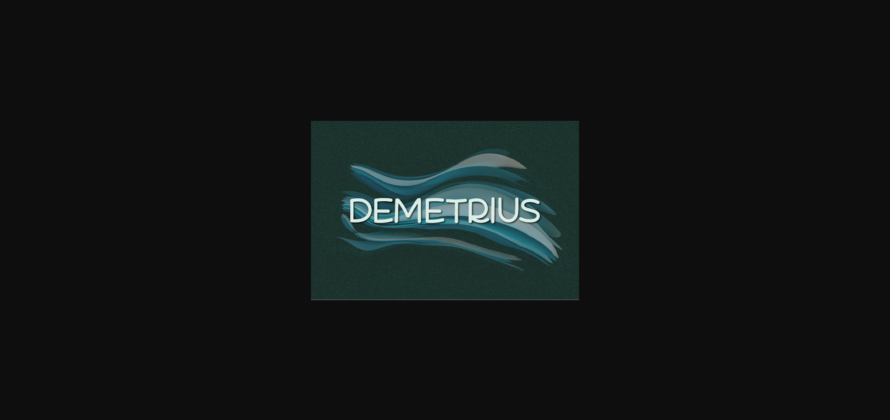 Demetrius Font Poster 3