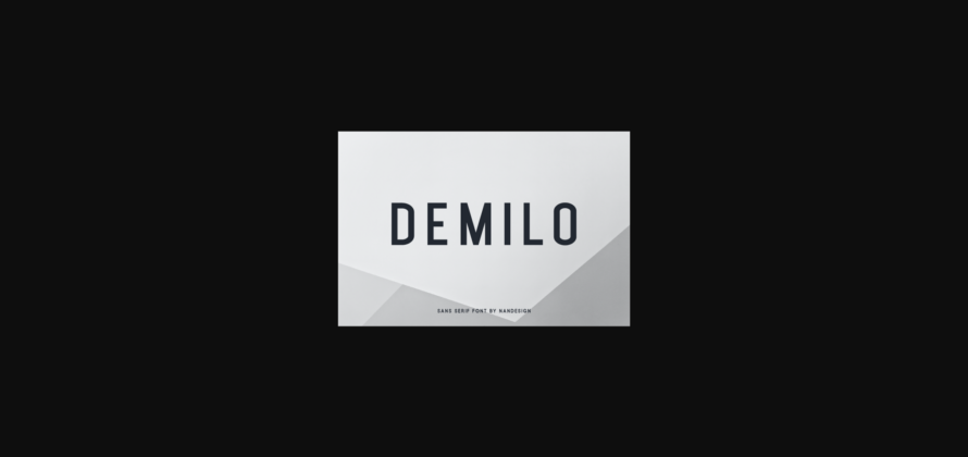 Demilo Font Poster 3