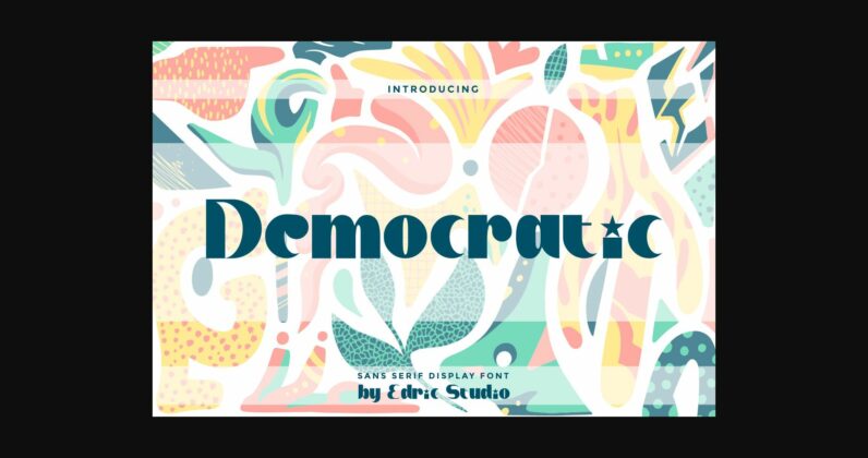 Democratic Font Poster 3