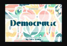 Democratic Font Poster 1