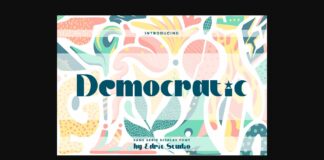 Democratic Font Poster 1