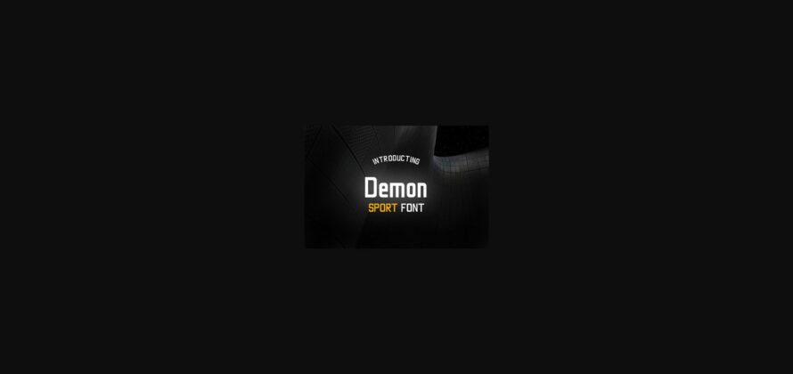 Demon Font Poster 3