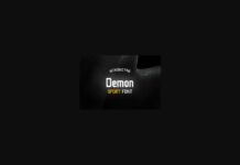 Demon Font Poster 1