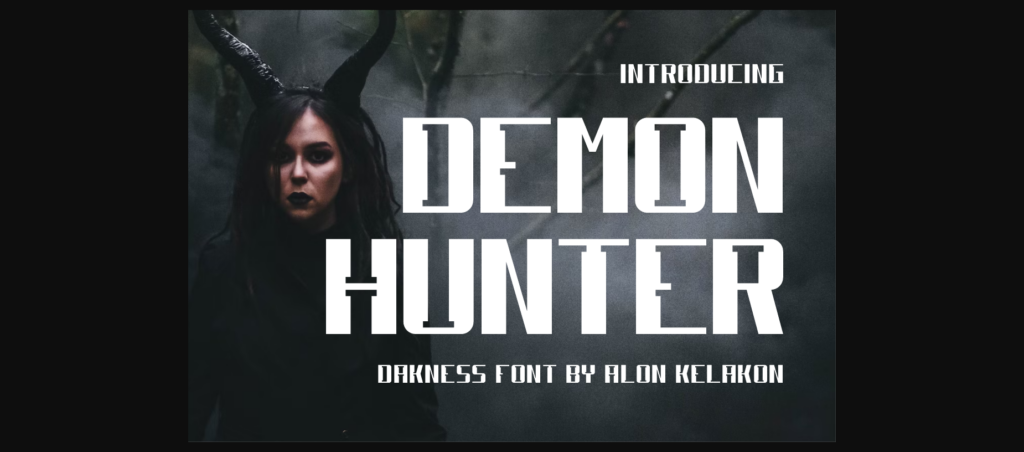 Demon Hunter Font Poster 1