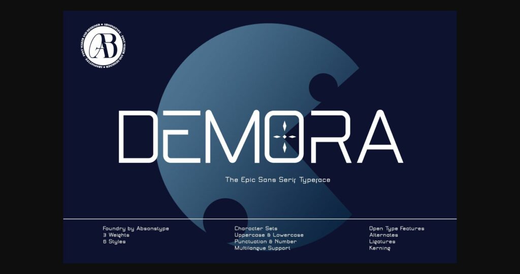 Demora Font Poster 1