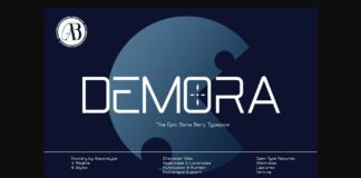 Demora Font Poster 1