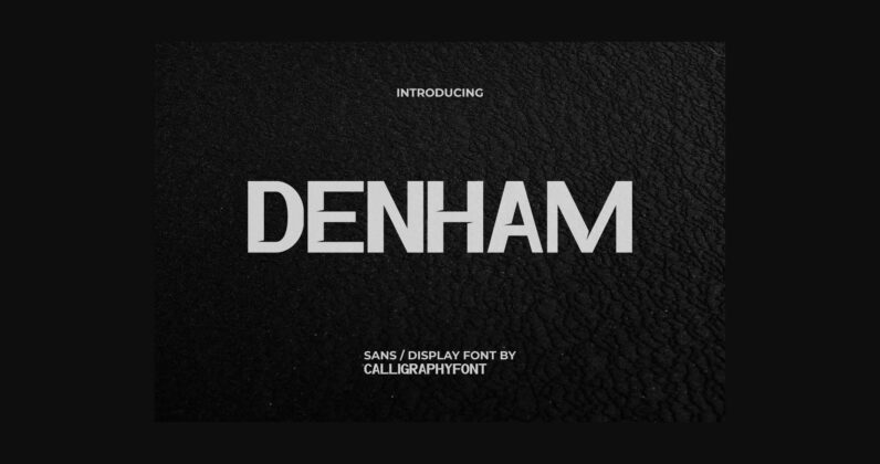 Denham Font Poster 3