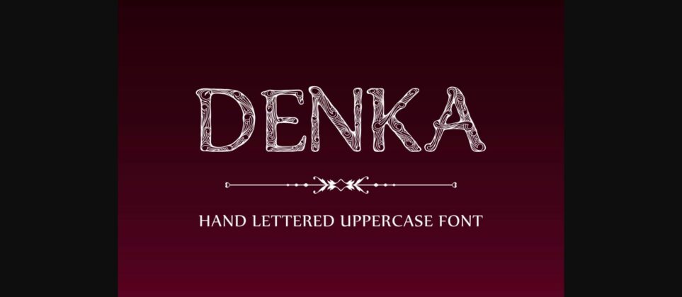 Denka Font Poster 3