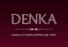 Denka Font Poster 1