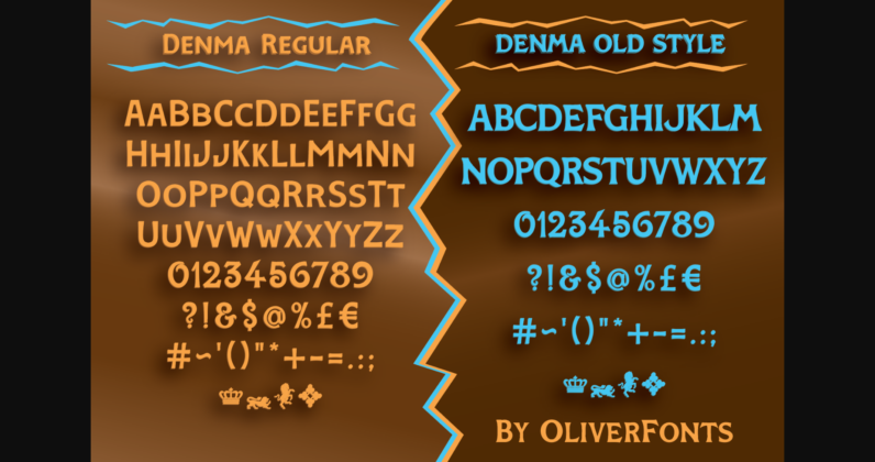 Denma Font Poster 5