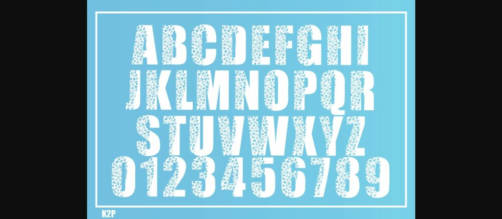 Dental Font Poster 7