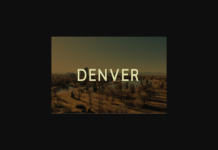 Denver Font Denver Font Poster 1