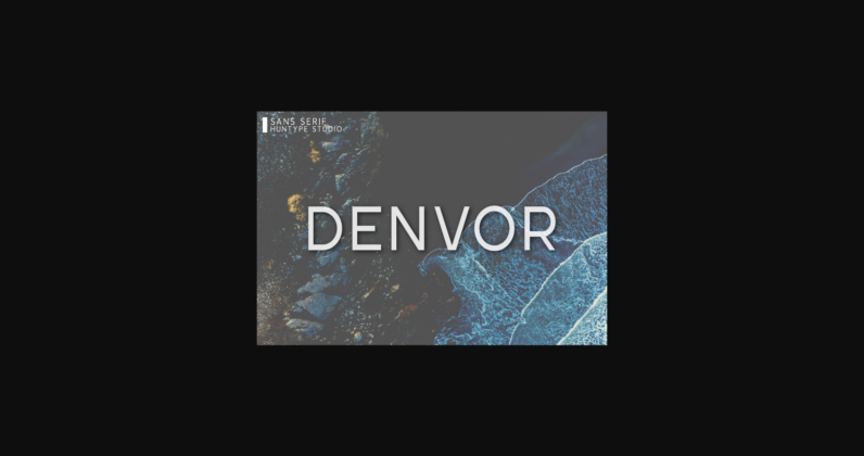 Denvor Font Poster 3