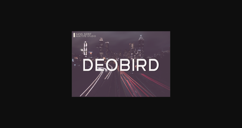 Deobird Font Poster 3