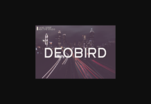 Deobird Font Poster 1