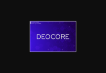 Deocore Font Poster 1