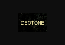 Deotone Font Poster 1