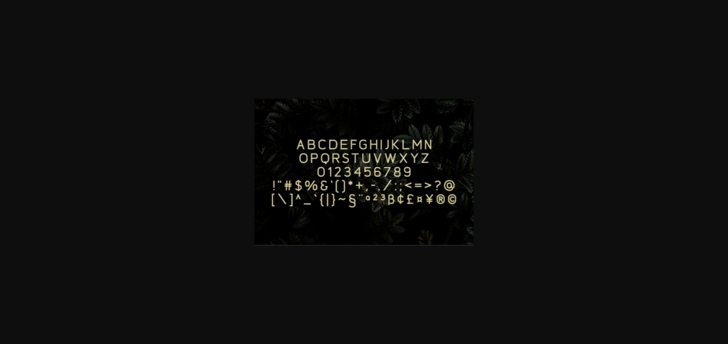 Deotone Font Poster 5