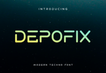 Depofix Font Poster 1