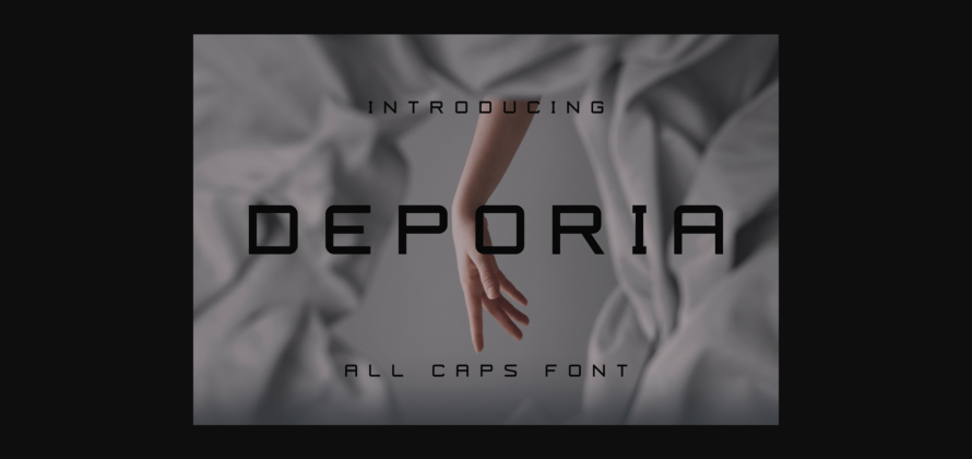 Deporia Font Poster 3