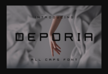 Deporia Font Poster 1