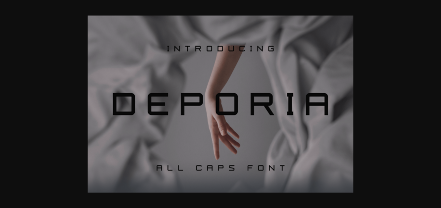 Deporia Font Poster 1