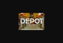 Depot Font Poster 1