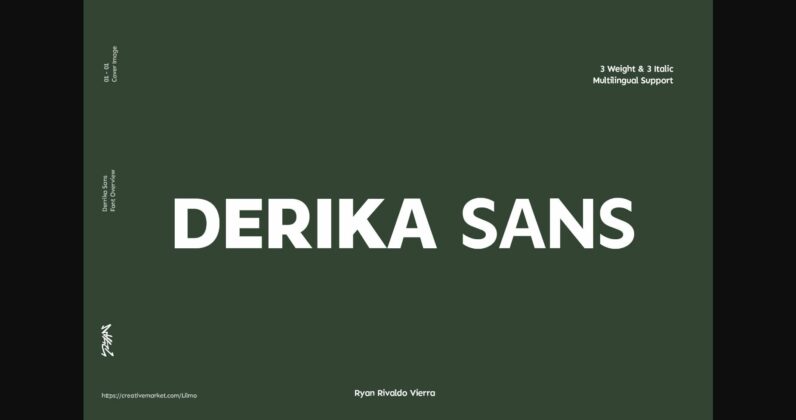 Derika Sans Font Poster 3