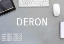 Deron Family Font Poster 1