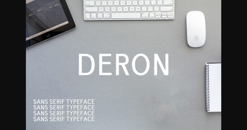 Deron Family Font Poster 1