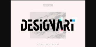 Designart Font Poster 1