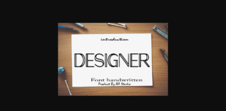 Designer Font Poster 1