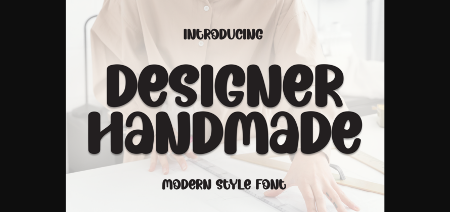 Designer Handmade Font Poster 3