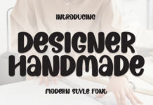Designer Handmade Font Poster 1