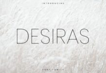 Desiras Font Poster 1