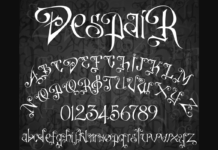 DespaiR Font Poster 1