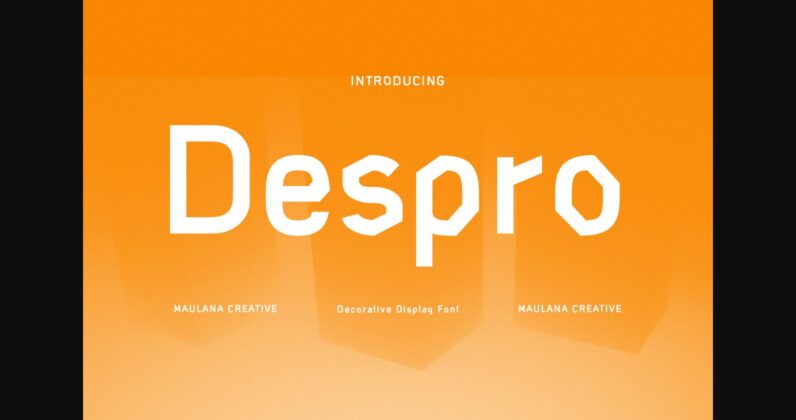 Despro Font Poster 3