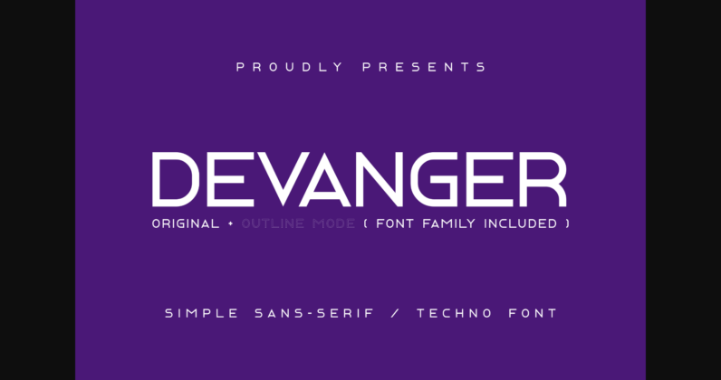 Devanger Font Poster 3