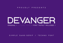 Devanger Font Devanger Font Poster 1